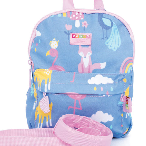 Penny Scallan Design Mini Backpack with Rein - Rainbow Days