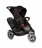Phil & Teds Classic Stroller Double Kit - Charcoal/Black