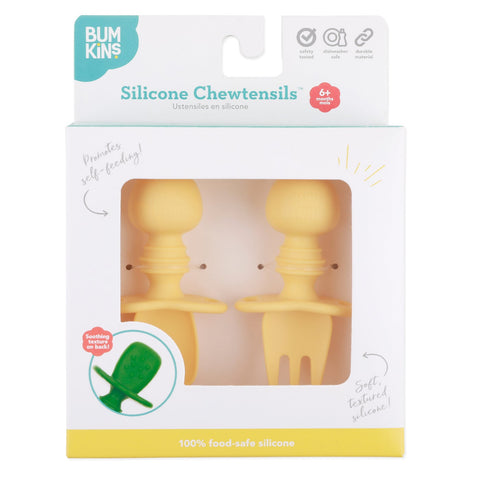 Bumkins Silicone Chewtensils - Pineapple