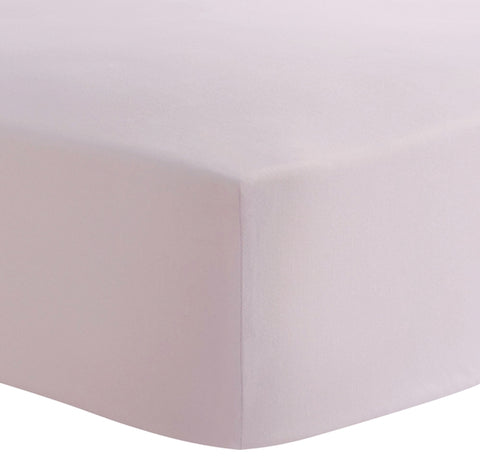 Kushies Fitted Crib Sheet - 100% Cotton Percale Pink
