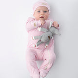 Juddlies Cotton Sleeper - Pink Fleck