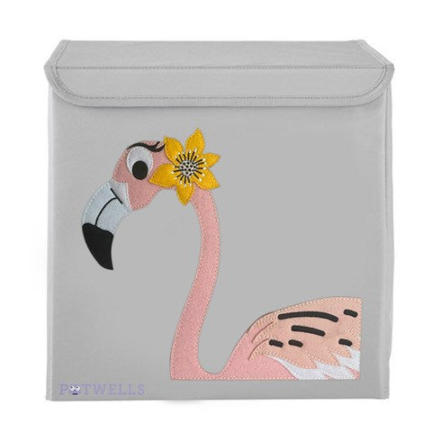POTWELLS Storage Box - Flamingo