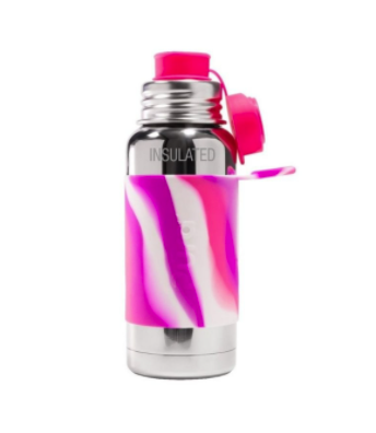 Pura Stainless Steel Insulated Bottle - 475ml Pink Swirl