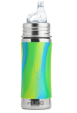 Pura Kiki Sippy Bottle 325 ml - Aqua Swirl