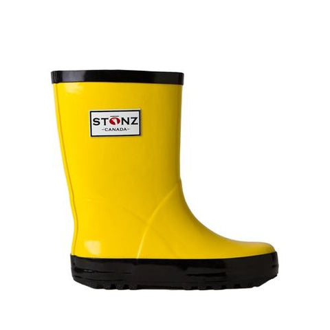 Stonz Rain Boots Yellow/Black