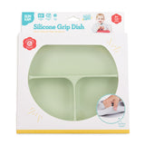 Bumkins Silicone Grip Dish - Sage Green