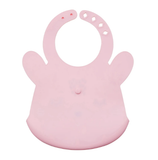 Tiny Twinkle Silicone Roll-up Bib - Rose Bunny