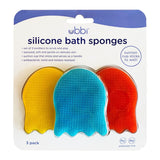 Ubbi Silicone Bath Sponges 3pk