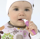 Kushies Baby's First Toothbrush - Pink
