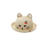 FlapjackKids Straw Hat - Cat