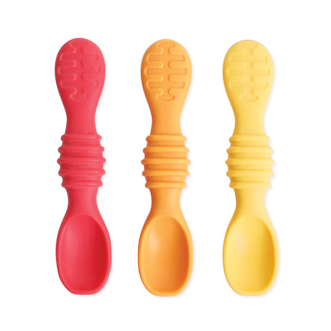 Bumkins Silicone Dipping Spoons 3pk - Tutti Frutti