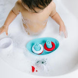 Ubbi Boat + Buoys Bath Toys
