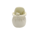 Robeez Snap Booties - Waffle Ivory (3-6mts)