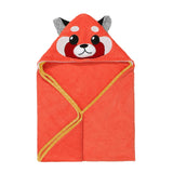 Zoocchini Terry Hooded Bath Towel - Red Panda 0-18M
