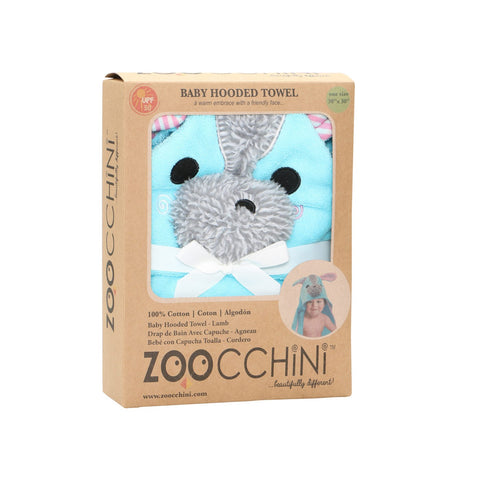 Zoocchini Terry Hooded Bath Towel - Yorkie 0-18M