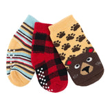 Zoocchini 3 Pair Socks Set – Bear (0-24mts)