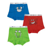 Zoocchini Boy's 3-Piece Fish, Crab and Croc Boxers (2T-3T)