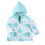 Zoocchini Baby Terry Swim Coverup - Whale